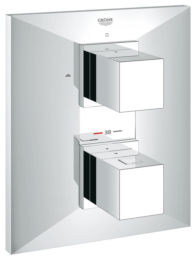Термостат для ванны, комплект верхней монтажной части, хром Grohe Allure Brilliant 19792000