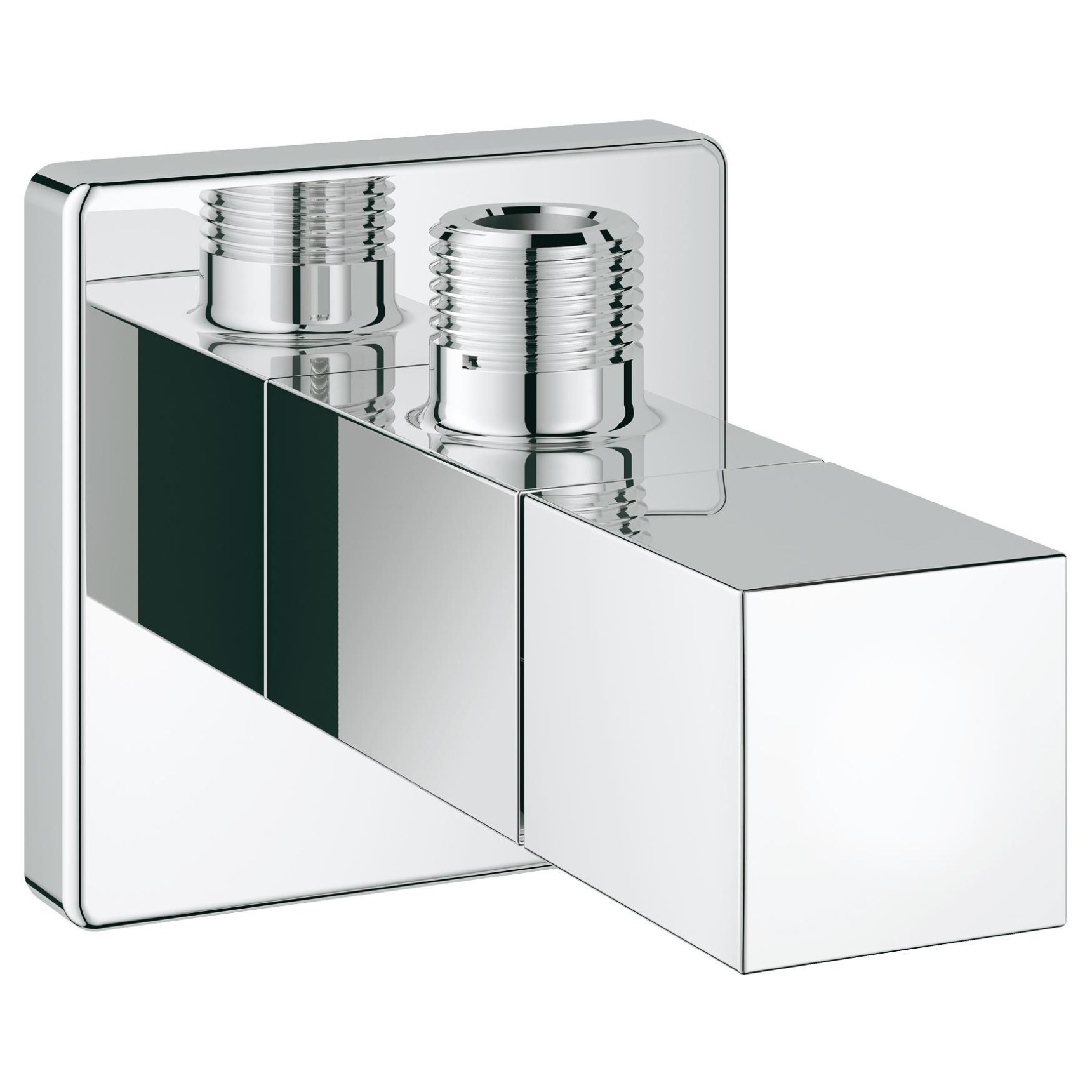 Угловой вентиль GROHE Cube 1/2-3/8 для подключения смесителей, хром 22012000