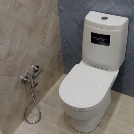 Унитаз компакт FEST SL DM (2х реж. арм GEBERIT, дюропласт, soft close, clip up)