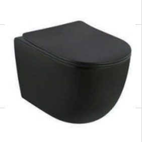Унитаз подвесной Minotti Matt Black арт.203BM