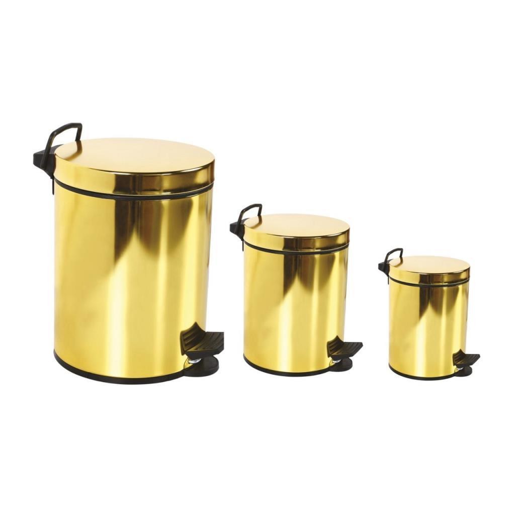 Урна для мусора 5л Золото