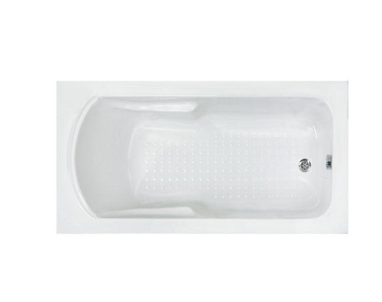 Ванна акриловая в комплекте с ножками OPTIMA 155*75