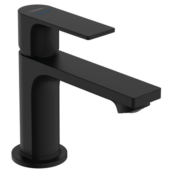 Вентиль для раковины, без смешивания, черный Hansgrohe Rebris E 72506670