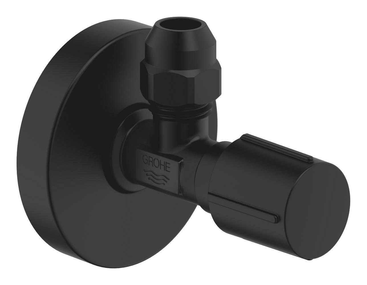 Вентиль угловой 1/2x3/8 для подключения смесителей, черный Grohe 22074KF0