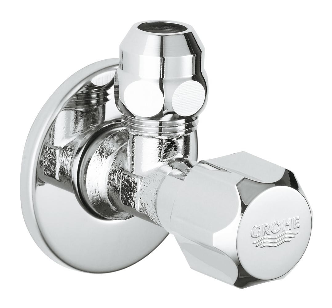 Вентиль угловой 1/2x3/8, в комплекте 10 шт, хром Grohe 2201700M