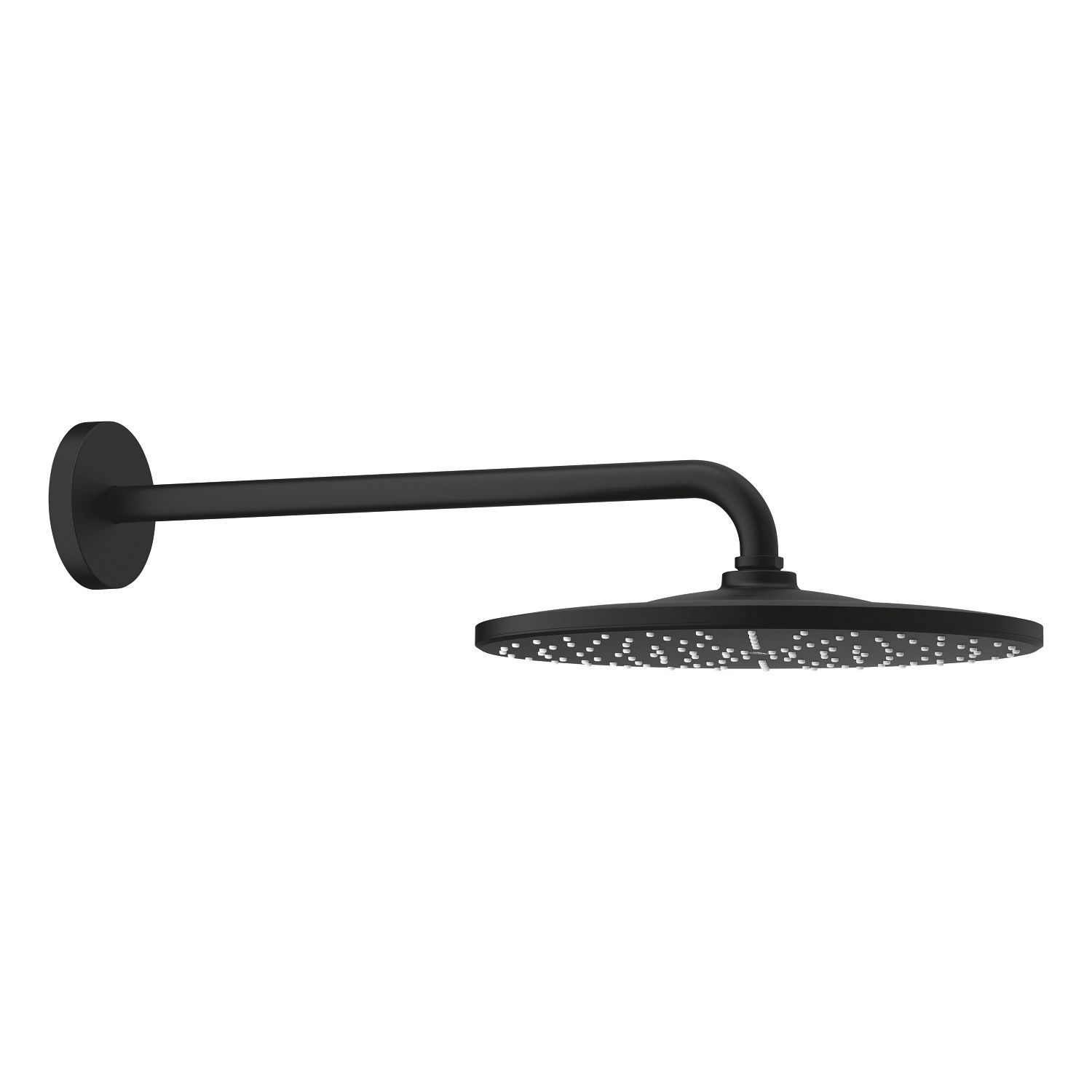 Верхний душ с кронштейном 422, черный матовый Grohe Rainshower 310 22121KF0