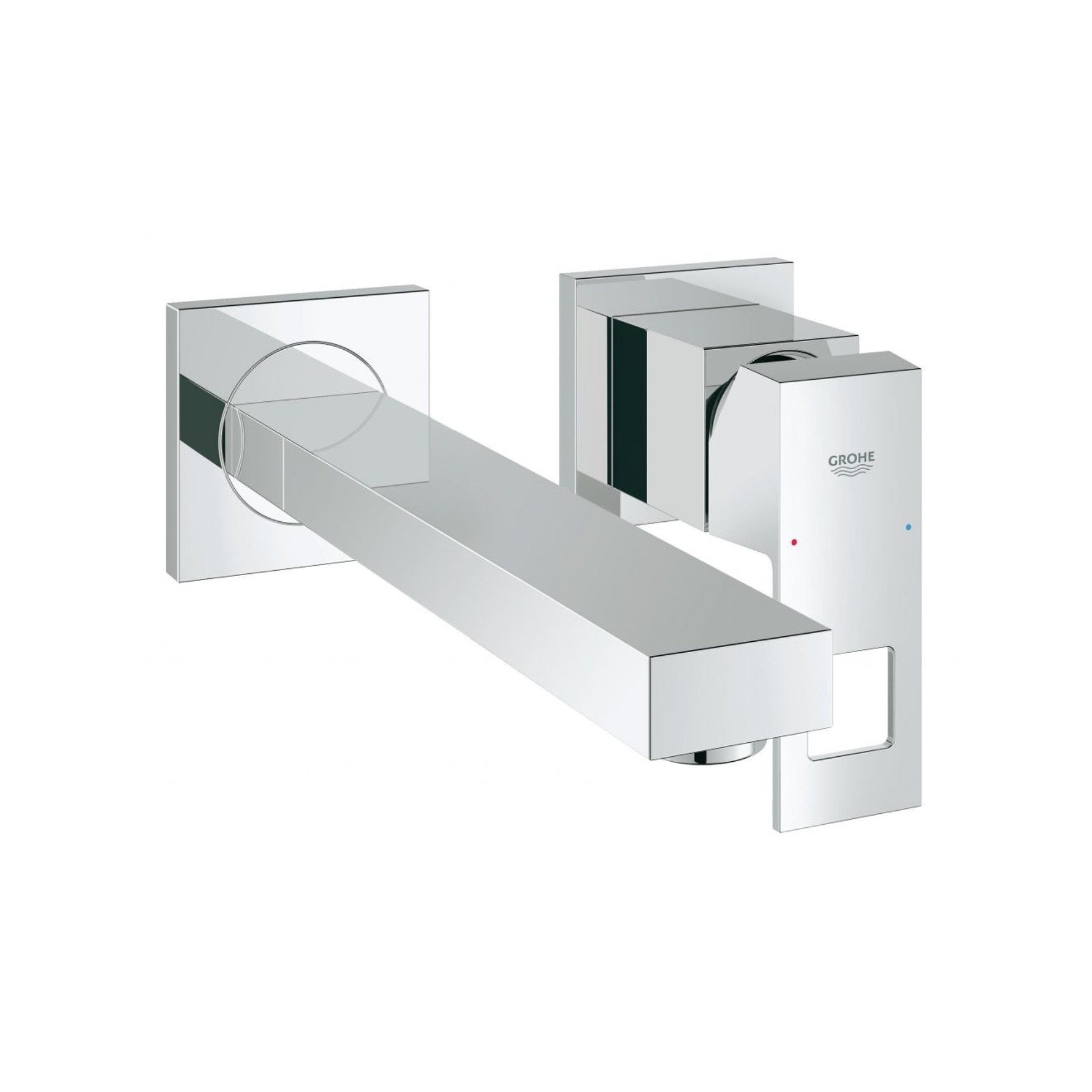 Внешняя часть смесителя для раковины GROHE Eurocube (вынос 230 мм), хром 23447000