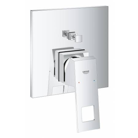 Внешняя часть смесителя для ванны GROHE Eurocube на 2 выхода, хром 24062000