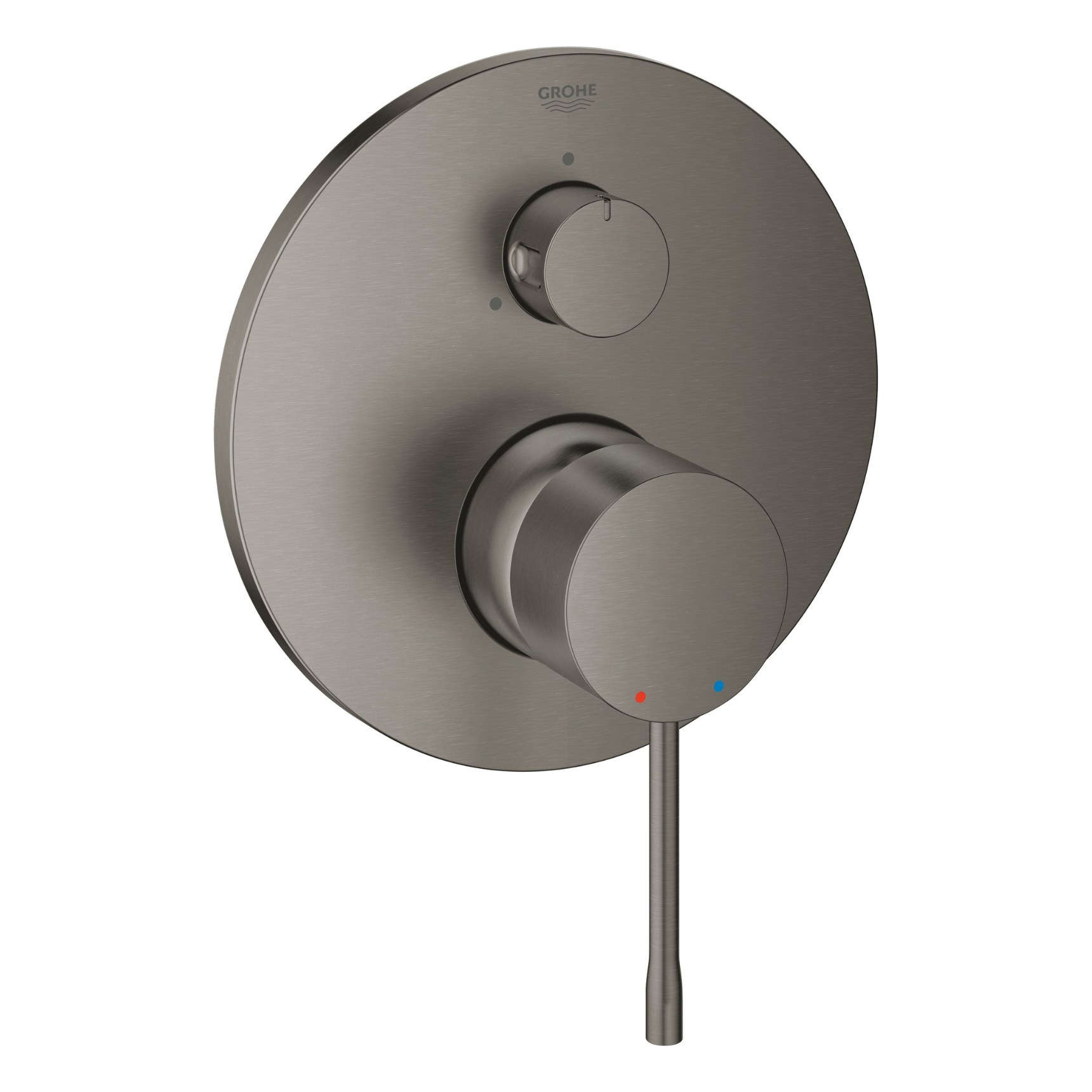 Внешняя панель смесителя GROHE Essence, на 3 положения, темный графит матовый 24092AL1