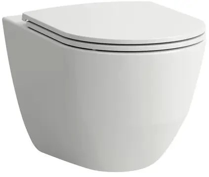 Унитаз подвесной, безободковый с крышкой-сиденьем Laufen Pro Slim H8209660000001/898966000