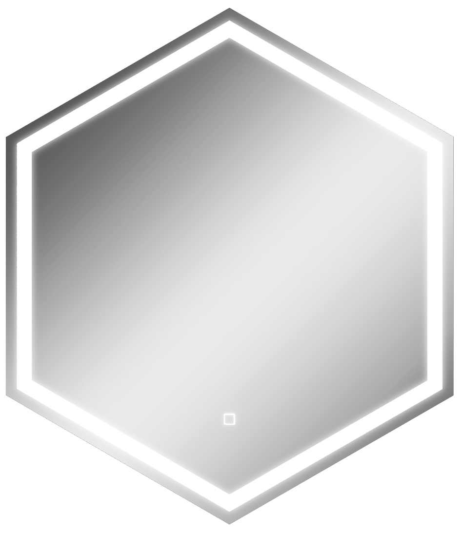 Зеркало Тирана OR 606x700 LED Sansa Домино